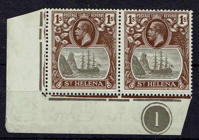 Image of St Helena SG 106/106c LMM British Commonwealth Stamp